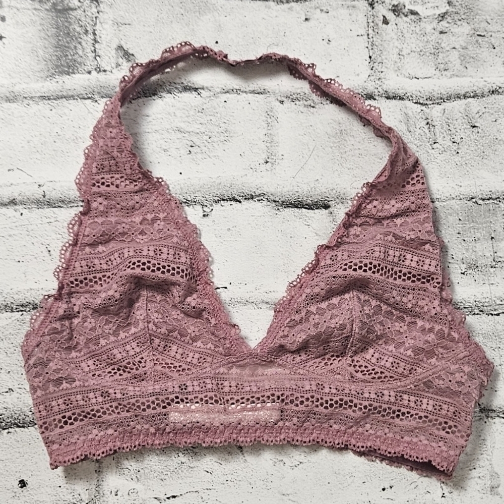 Victoria’s Secret Lace Bralette Pink Mauve – Size M C80 / 34C